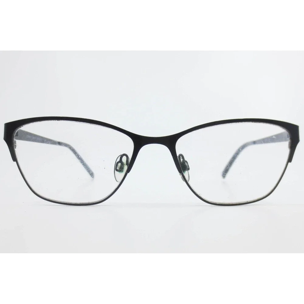 Legacy Lane 41 Black Cat Eye Eyeglasses Frames 56-17-145 Metal Women Mens